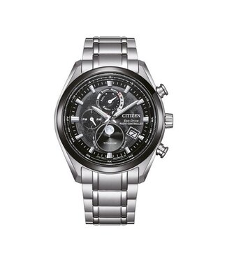 Citizen  Tsuki-yomi Eco-Drive Mondphase BY1018-80E Titan Schwarz Herrenuhr