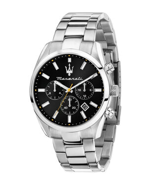 Maserati  Attrazione Multifunction R8853151010 Herrenuhr Chronograph Schwarz Edelstahl