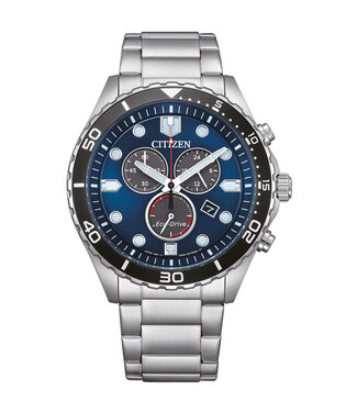 Citizen AT2560-84L Herrenuhr Eco-Drive Chronograph 43mm 10ATM