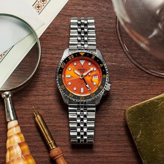 SEIKO SSK005K1 Seiko 5 Sports GMT Herrenuhr