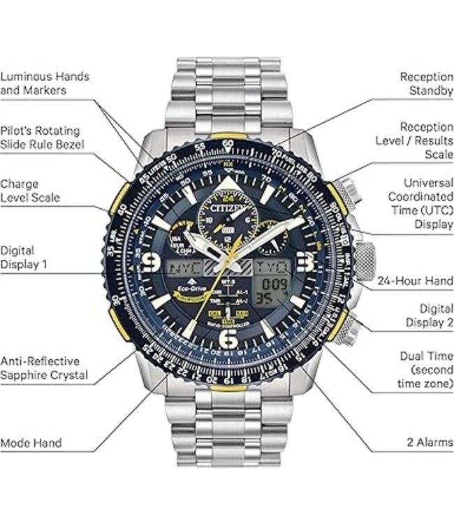 Citizen Promaster Skyhawk A-T Blue Angels Eco-Drive  Herrenuhr  JY8078-01L