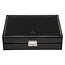 Sacher  Uhrenetui für 10 Uhren black exclusive / schwarz (Leder)