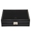 Sacher  Uhrenetui für 10 Uhren black exclusive / schwarz (Leder)