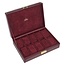 Sacher Uhrenetui für 10 Uhren acuro / bordeaux (Leder)