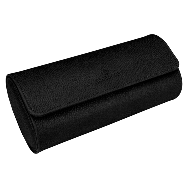 Windrose  Uhrenetui für 3 Uhren Tempora / schwarz