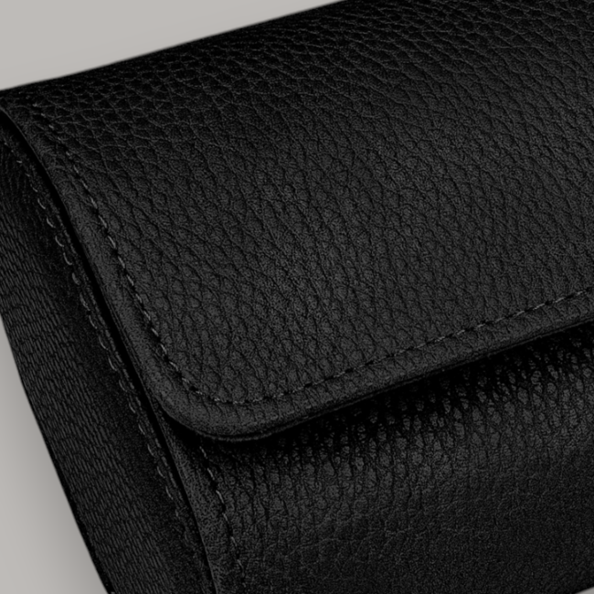 Windrose  Uhrenetui für 3 Uhren Tempora / schwarz