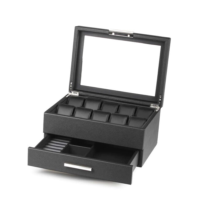 CHRONOGUARD    Uhrenbox  10+ Uhrenaufbewahrung  schwarz