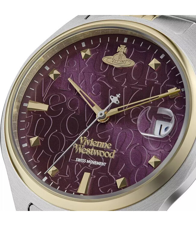 Vivienne Westwood  Camberwell VV261BYSG Quarz Burgund Damenuhr