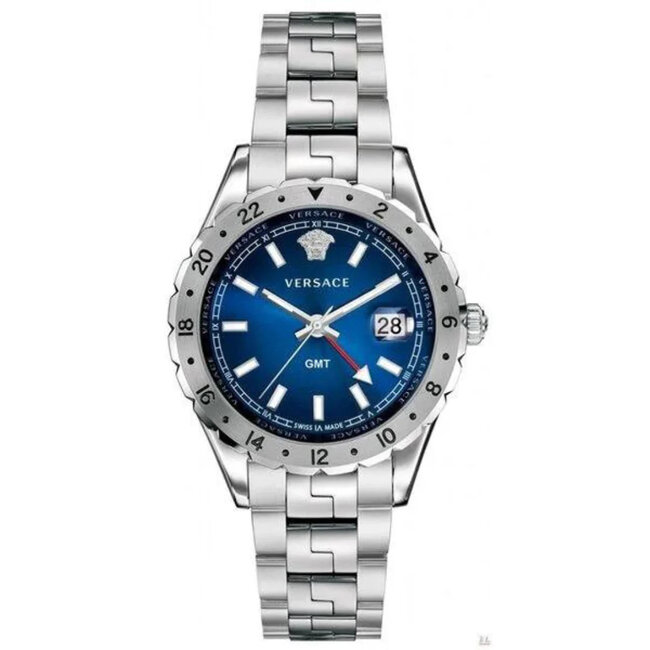 VERSACE  V11010015 Hellenyium GMT Herrenuhr 42mm 5ATM
