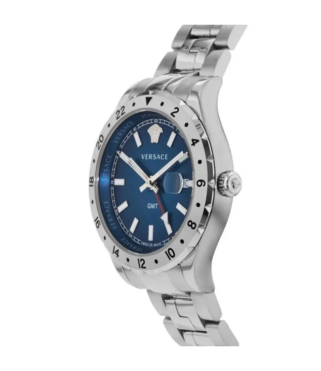 VERSACE  V11010015 Hellenyium GMT Herrenuhr 42mm 5ATM