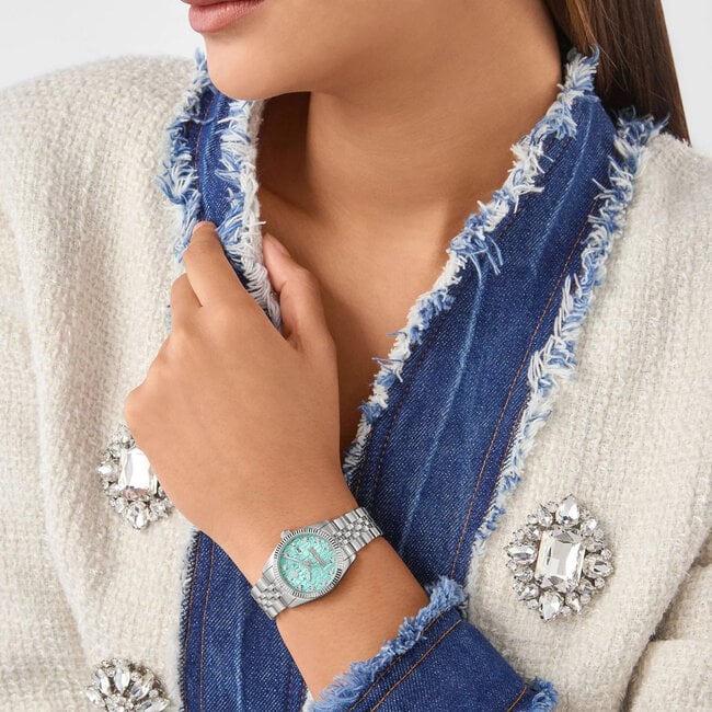 PHILLIPP PLEIN Analog 'Date Superlative'Damenuhr PWNFA0225