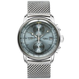 Zeppelin 8670M-4 Chronograph 100 Jahre Zeppelin Herrenuhr 42mm 5ATM