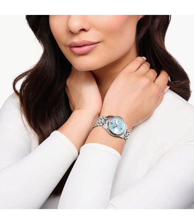 Thomas Sabo   Divine Blue WA0405-201-209 Hellblau Silber Damenuhr