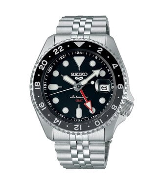 Seiko 5 Sports SKX GMT SSK001K1 Automatik Schwarz Herrenuhr