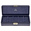 Sacher Uhrenetui für 5 Uhren acuro / navy (Leder)