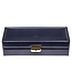 Sacher Uhrenetui für 5 Uhren acuro / navy (Leder)