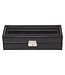 Sacher  Uhrenetui für 5 Uhren black exclusive / schwarz (Leder)