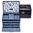 Sacher  Schmuckkasten Jasmin florage / navy (Leder)