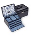 Sacher  Schmuckkasten Jasmin florage / navy (Leder)