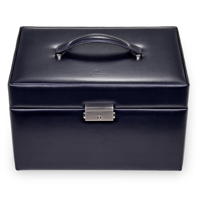 Sacher  Schmuckkasten Jasmin florage / navy (Leder)