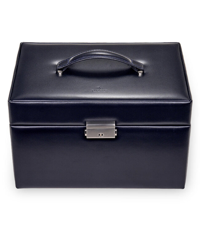 Sacher  Schmuckkasten Jasmin florage / navy (Leder)