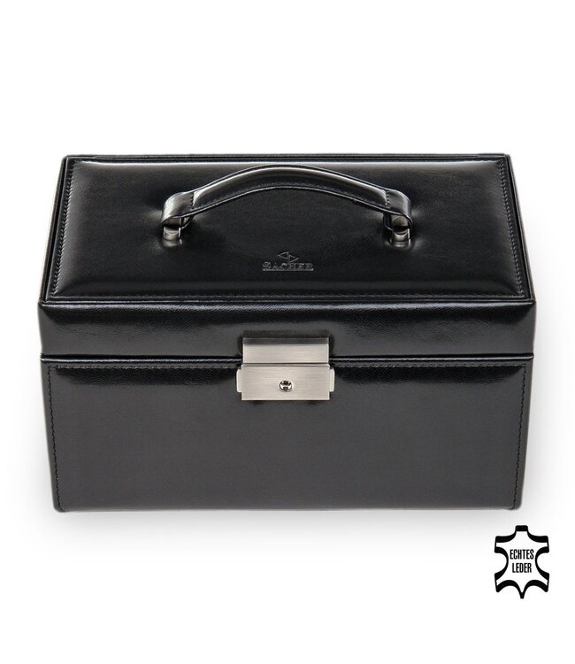 Sacher  Schmuckkasten Elly new classic / schwarz (Leder)