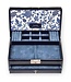 Sacher Schmuckkasten Helen florage / navy (Leder)