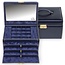 Schmuckkasten Lena acuro / navy (Leder)
