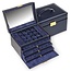 Schmuckkasten Lena acuro / navy (Leder)