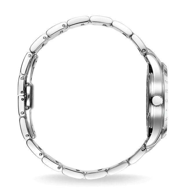 Thomas Sabo   Damenuhr mit Schmetterlingen silberfarben - WA0432-201-203