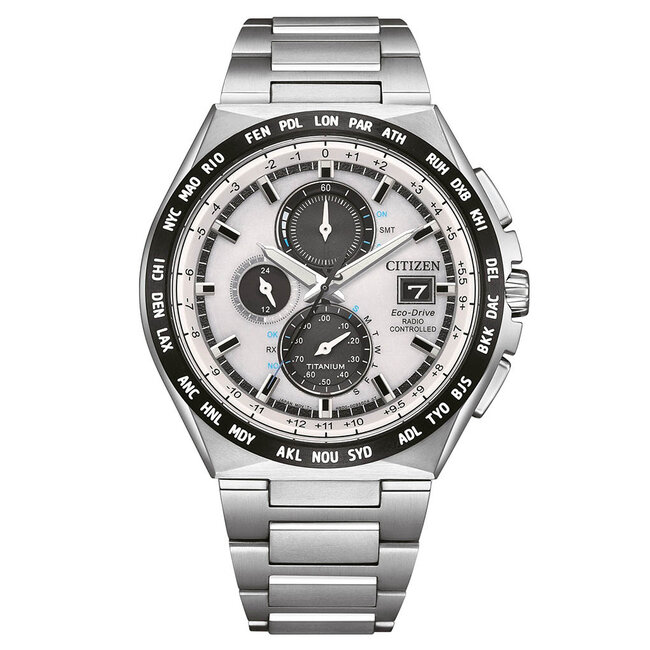 Citizen Super Titanium Chrono Eco-Drive Radio Controlled Herrenuhr  AT8238-84A