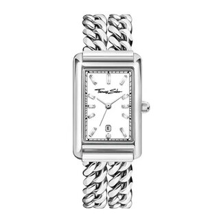 Thomas Sabo  WA0428-201-201 Damenuhr Rechteckig silberfarben 22mm 3ATM
