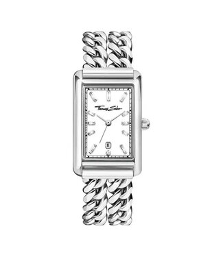 Thomas Sabo  Rechteckig WA0428-201-201 Weiss Silber Damenuhr