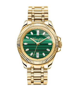 Thomas Sabo  Divine Malachit WA0436-291-211 Grün Gold Damenuhr