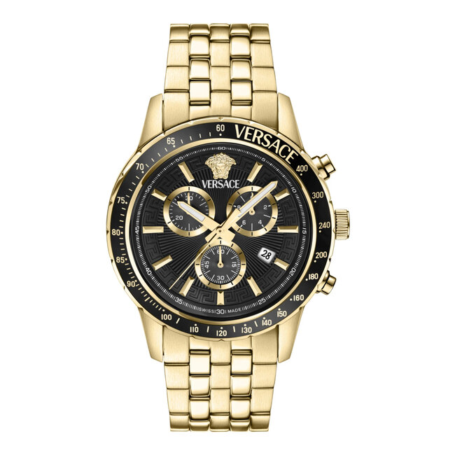 VERSACE VEZCA0724 Herrenuhr Sporty Chrono 44mm 5ATM