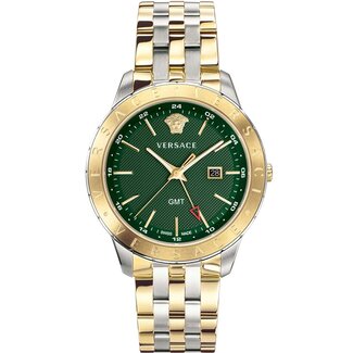 VERSACE VEBK00718 Herrenuhr Univers Bicolor GMT 43mm 5ATM