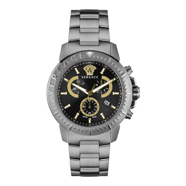 VERSACE VE2E00621 New Chronograph Herrenuhr 45mm 5ATM