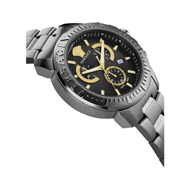 VERSACE VE2E00621 New Chronograph Herrenuhr 45mm 5ATM
