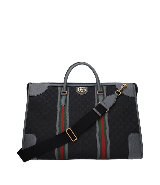 Reisetaschen Damen Stoff Schwarz/Dunkelgrau