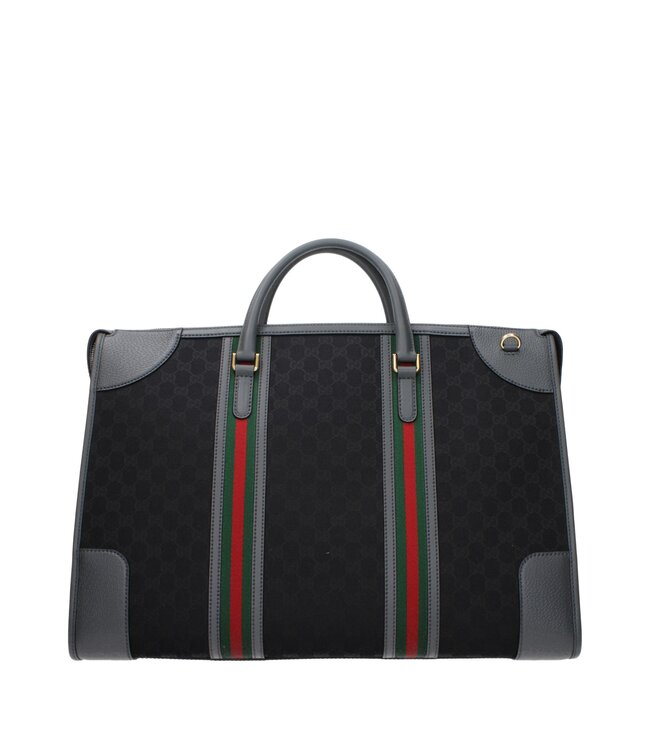 Reisetaschen Damen Stoff Schwarz/Dunkelgrau