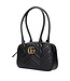 Schultertaschen Damen Leder Schwarz