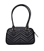 Schultertaschen Damen Leder Schwarz
