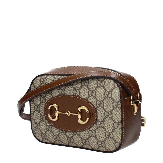 Umhängetaschen Damen Stoff Beige/Braun