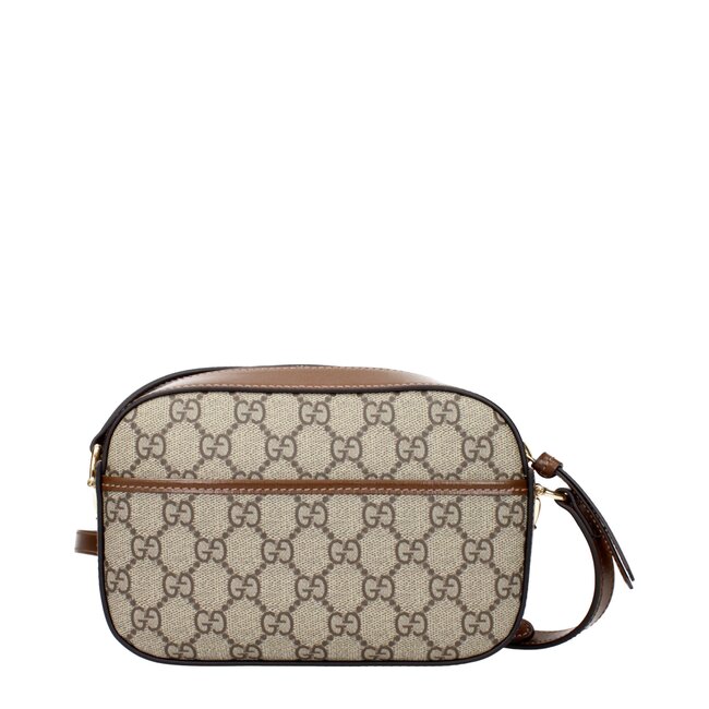 Umhängetaschen Damen Stoff Beige/Braun