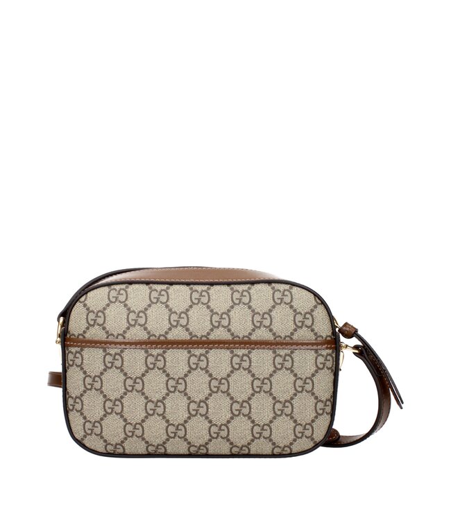Umhängetaschen Damen Stoff Beige/Braun