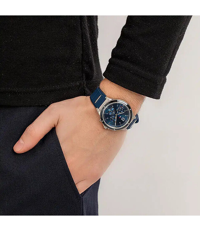 Tommy Hilfiger  Eve 1782281 Blau Silikon Damenuhr
