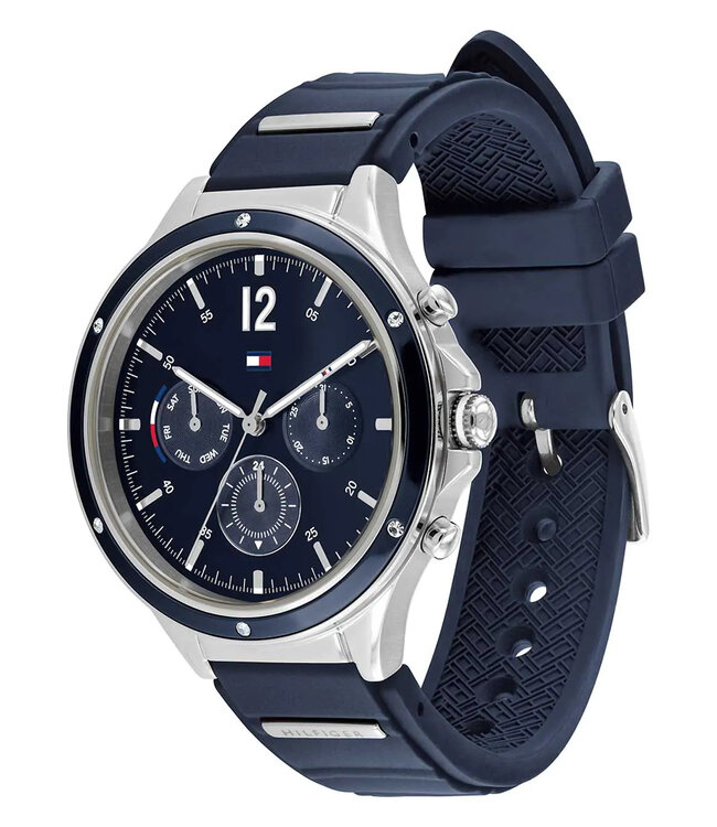 Tommy Hilfiger  Eve 1782281 Blau Silikon Damenuhr