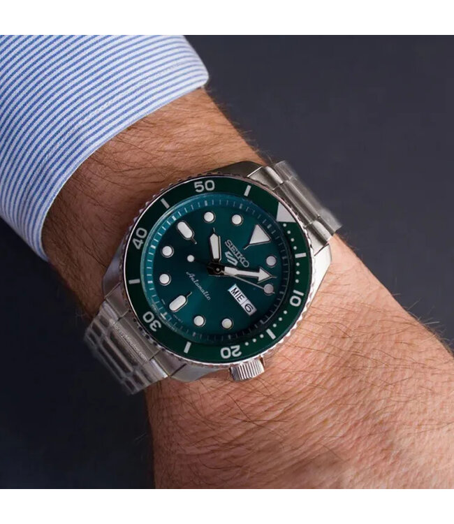 Seiko 5 Sports SRPD61K1 Automatik Grün Herrenuhr