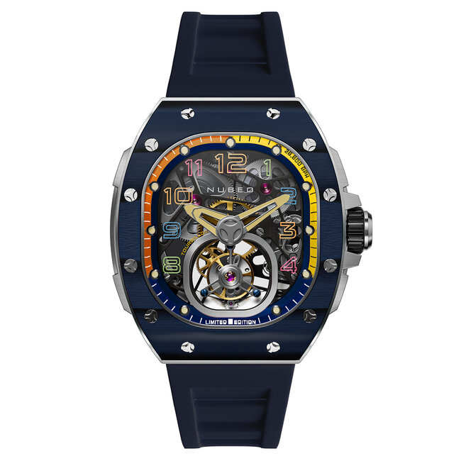 Nubeo  NB-6108-04 Herrenuhr Viper Tourbillon Limited 43mm 5ATM