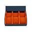 leonardo louis  Uhrenrolle blau orange für 6 Uhren